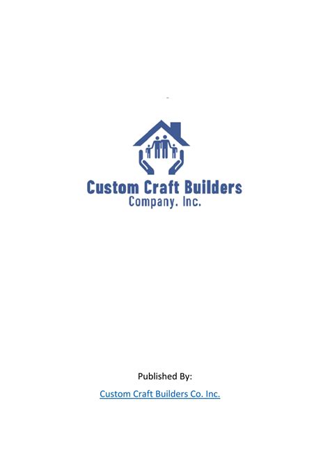 Custom Craft Builders Co Inc By Customcraftbuilders Issuu