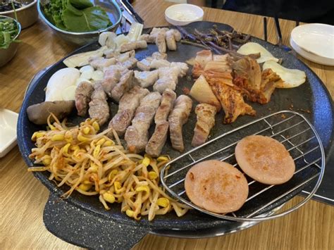 대전 롯데백화점 맛집 가성비 좋은 삼겹살 미나리솥뚜껑 네이버 블로그