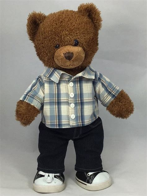 Teddy Bear Shirt Pdf Pattern Fits 15 18 Inch Teddy Bears Such As Build