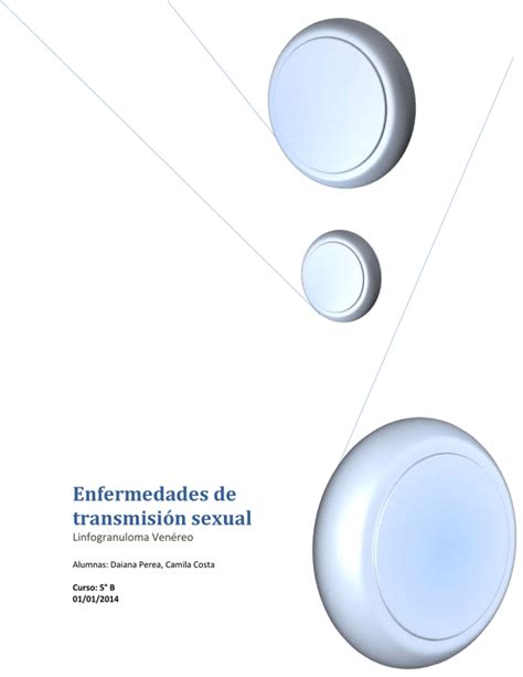 Enfermedades De Transmisión Sexual Linfogranuloma Venéreo