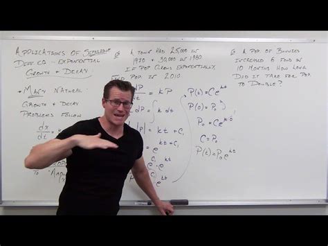 Free Video: Applications with Separable Equations - Differential ...