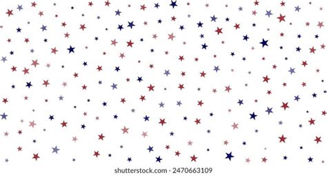 Usa Flag Stars Background Red Blue Stock Vector (Royalty Free ...