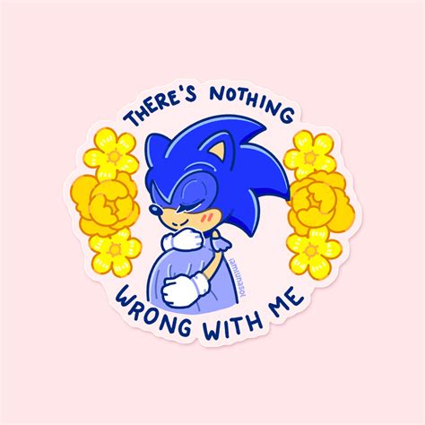 Pregnant Sonic Vinyl Sticker – Shop I Am Luna Sol