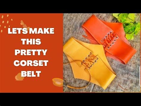 Diy Corset Belt Simple Diy Projects Youtube