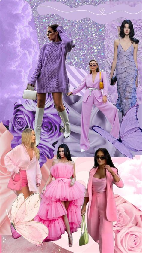 pink and purple style! #style #styleboard #moodboard #fashion # ...