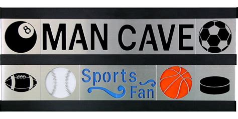 Sports Man Cave Signs