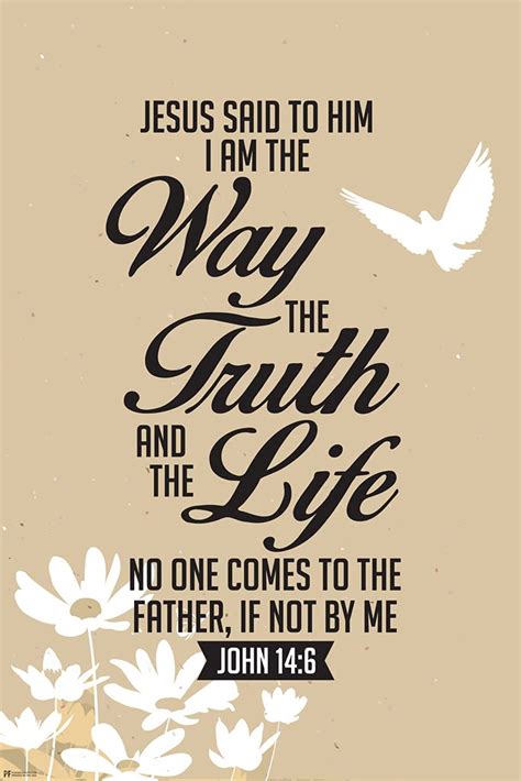 Buy Jesus Is The Way The Truth And The Life John 14 6 Bible Quote Spiritual Decor Motivational