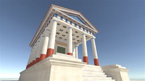 Unity5: Roman doric temple — polycount