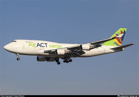 TC ACG ACT Airlines Boeing 747 481 BDSF Photo By Ruby Alllesina ID