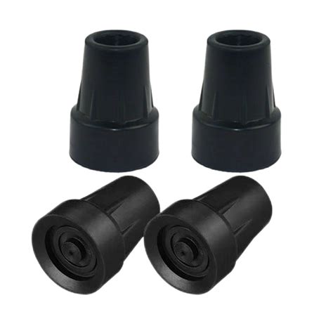 Anti Slip Natural 13mm 14mm 16mm 19mm 22mm Rubber Cane Tips Walking