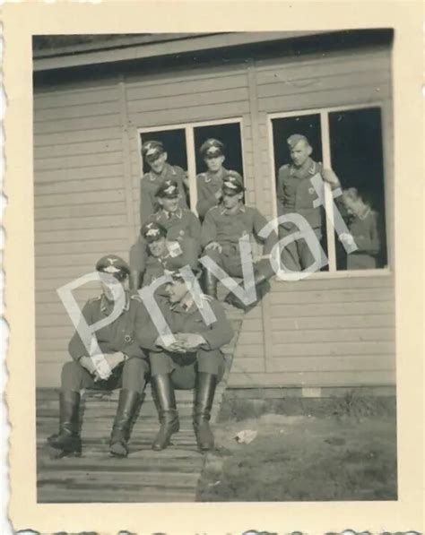 Foto Wkii Soldaten Wehrmacht Luftwaffe Quartier In Schlesien Polen F