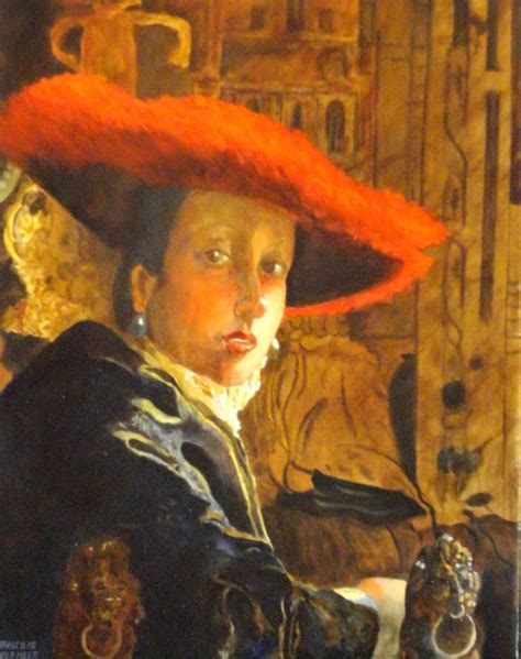 Johannes Vermeer Girl With A Red Hat