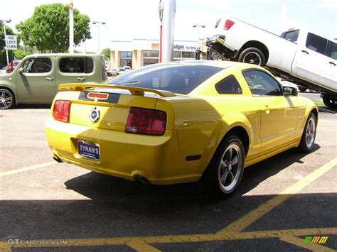 Screaming Yellow Ford Mustang Gt Premium Coupe Photo