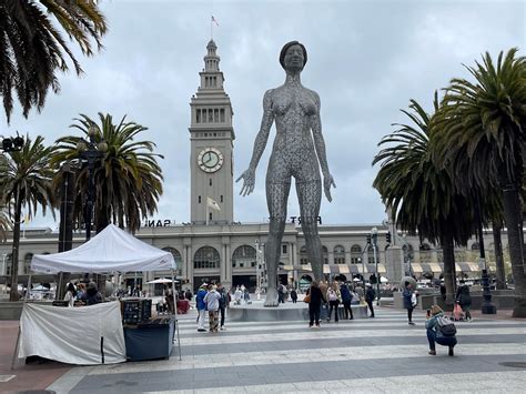 Curvaceous Colossal And Naked San Francisco Statue Is Beautiful And Fun For Some