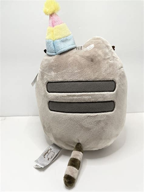 Gund New Pusheen Birthday Pusheen Plush Cat Stuffie 10 Inch Stuffed Toy Ebay