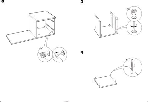 Ikea Hopen Bedside Table 39x17 Assembly Instruction