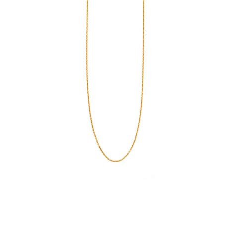 Gold Plated Cable Chain George Art Jewels