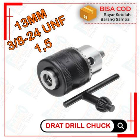 Jual Kepala Bor 13 Mm Kunci Drill Chuck Mata Bor Sambungan Mesin Bor Di