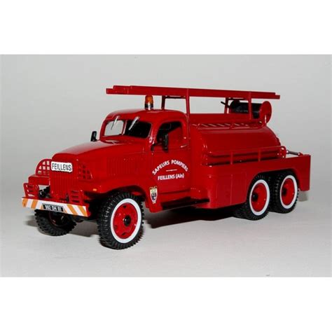 Camion Pompier Miniature Gmc Type Cckw Hachette