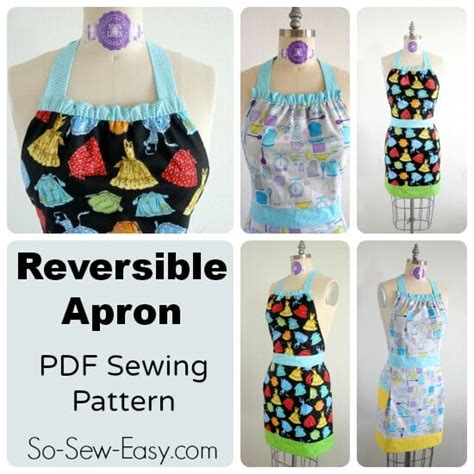 Reversible Apron Pattern Ive Got You Covered So Sew Easy