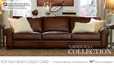 High Back Leather Sofas And Turner Sofas Pottery Barn Furniture