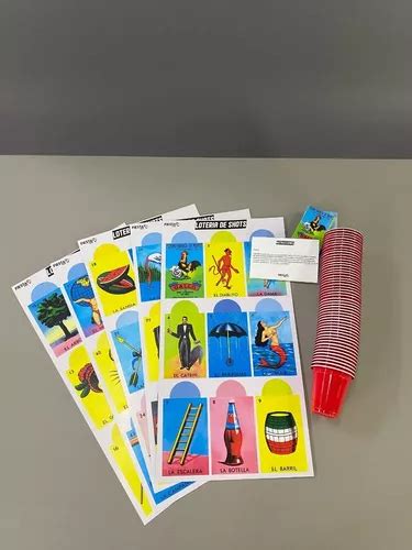 Loteria De Shots Juego Para Beber Mercadolibre