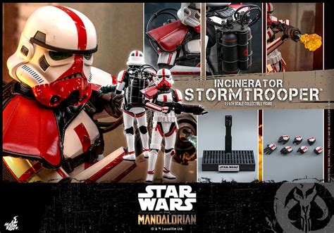以強大的火力壓制敵人 Hot Toys TMS 曼達洛人焚燒風暴兵 Incinerator Stormtrooper 比例人偶