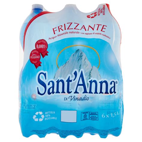 Sant Anna Di Vinadio Frizzante 6 X 1 5 L Carrefour