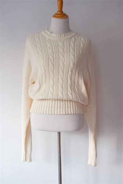 Cotton Cable Knit Sweater Gem