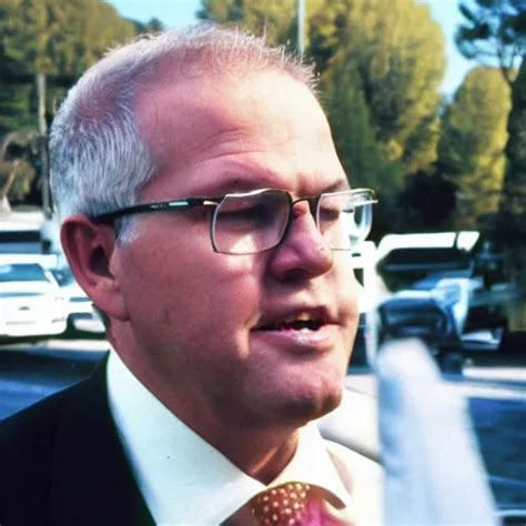 Scott Morrison Looking Sheepish As He Leaves Engadine Stable