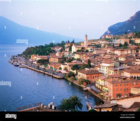 Italy, Lake Garda, Limone Stock Photo - Alamy