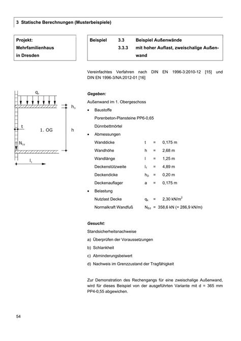 Statische Berechnungen