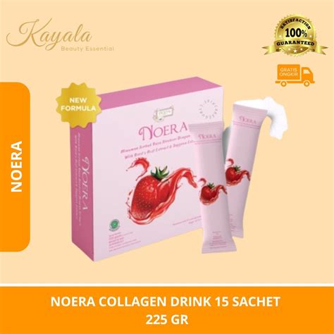 Jual NOERA COLLAGEN DRINK 15 SACHET 225 GR COLLAGEN DRINK NOERA