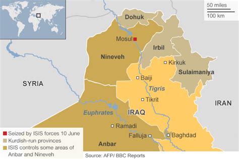 Iraq Crisis Islamists Force 500 000 To Flee Mosul BBC News