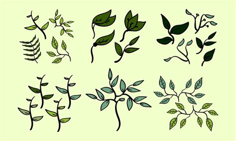 Premium Vector Hand Drawn Leaf Illustration In Doodle Style