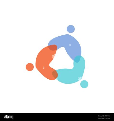 Abstract People Symbol Togetherness And Community Concept Design