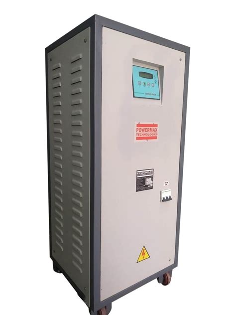 Kva Three Phase Air Cooled Servo Stabilizers For Industrial At Rs