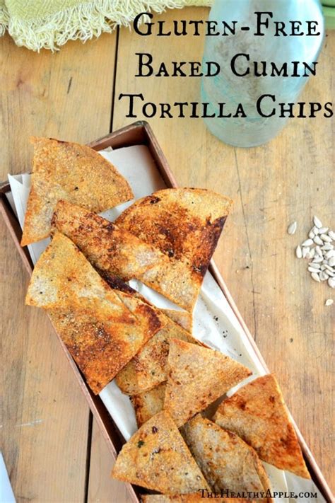 Gluten-Free Baked Cumin Tortilla Chips || Clean Eating