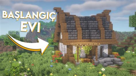 Minecraft Basit Kolay Başlangıç Evi Nasıl Yapılır YouTube