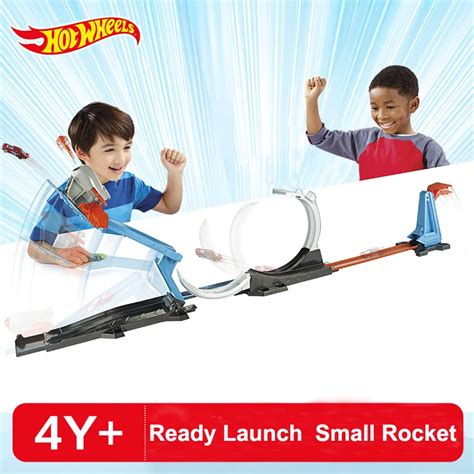 New Hot Wheels Track Car Toy Hotwheels Rocket Launching Trick Variety Leap Track Boy Car Toy