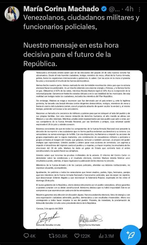 Fiscalía de Venezuela abre investigación penal a opositores de la