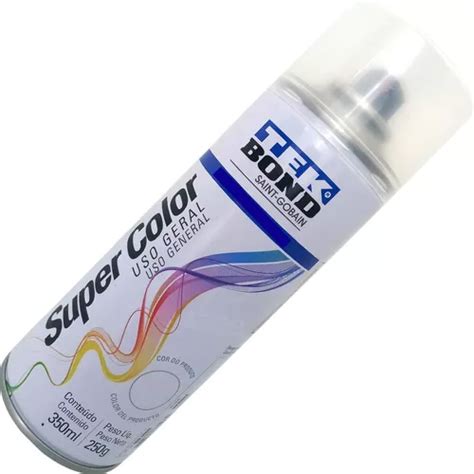 Spray Verniz Brilhante Uso Geral Super Color Aerossol 350ml