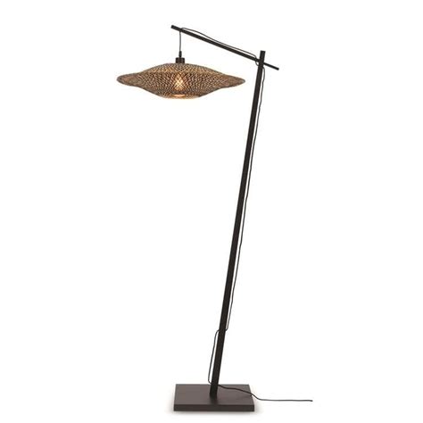 BALI Lampadaire Bambou H176cm Noir Et Naturel Good Mojo LightOnline