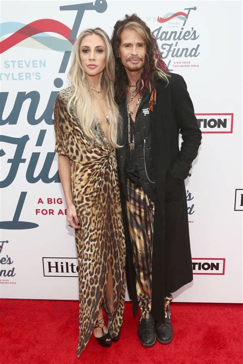 Steven Tyler 70 Shares Kiss With 30 Year Old Girlfriend Amiee Preston