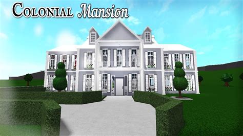 Bloxburg Colonial Mansion Youtube