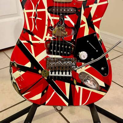 Eddie Van Halen Tribute Guitar Build, Frankenstein, | Reverb