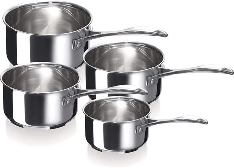 Bekaline 12066984 Chef Série de 4 Casseroles en acier Inoxydable 14 20