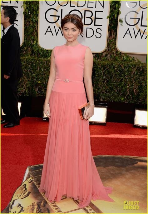 Full Sized Photo of sarah hyland ariel winter golden globes 2014 red ...