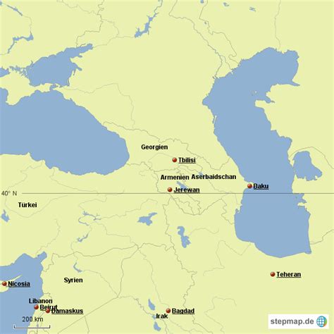 StepMap armenien Landkarte für Deutschland