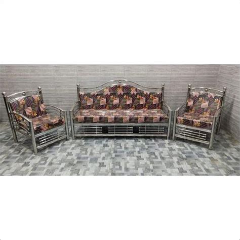 Stainless Steel Brown Sofa Set At Best Price In Delhi S R Steel